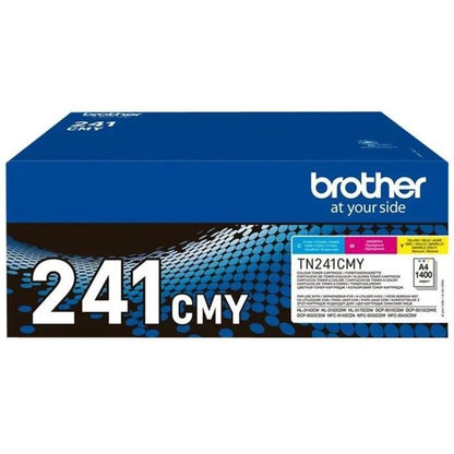 Pack Toners TN241CMY-BROTHER-Cyan, Magenta, Yellow-3x1400 p.-DCP-9015, DCP-9020, HL-3140, HL-3150, HL-3170, MFC-9140, MFC-9330 etc