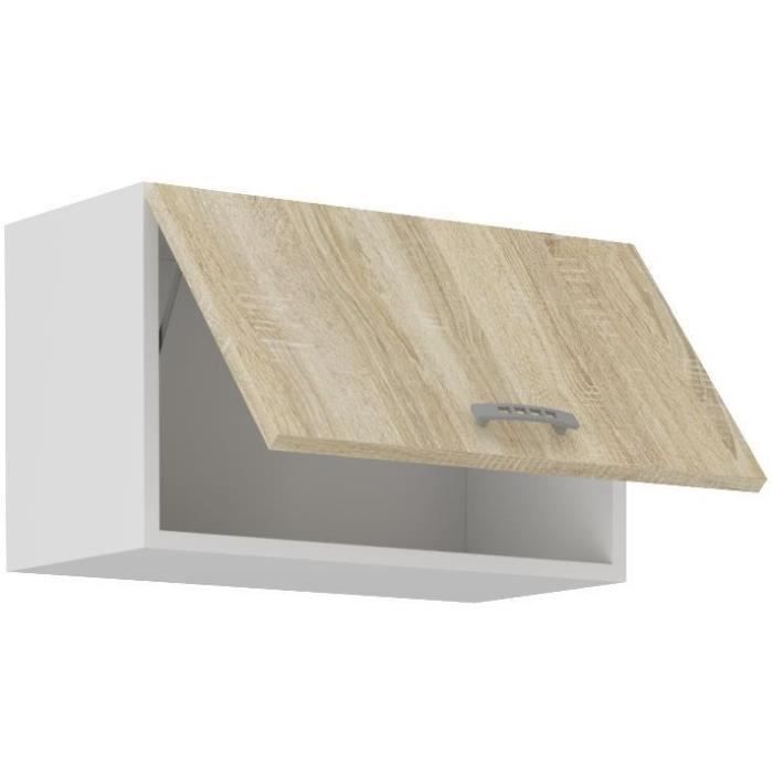 SARA hood cabinet - Sonoma oak decor - L60xD31xH71.5 cm - Made in Poland