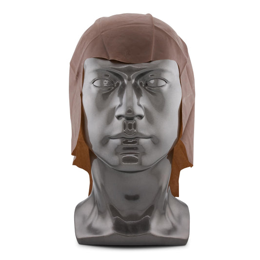 Dark Brown Pro Bald Head Adult Costume Accessory | One Size