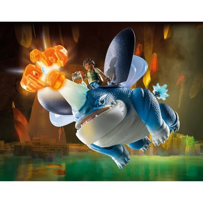 Playmobil - 71082 - Dragons Nine Realms: Plowhorn & Angelo