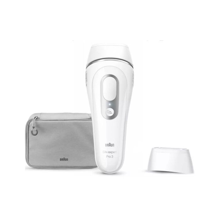 Pulsed light epilator - BRAUN - PL3020 - 3 intensity levels - 300,000 flashes - Face and body