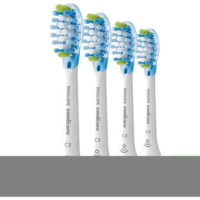 Pack of 4 brush heads - PHILIPS - HX9044/87 - C3 white