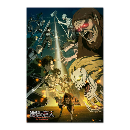 Attack on Titan Paradis vs Marley poster
