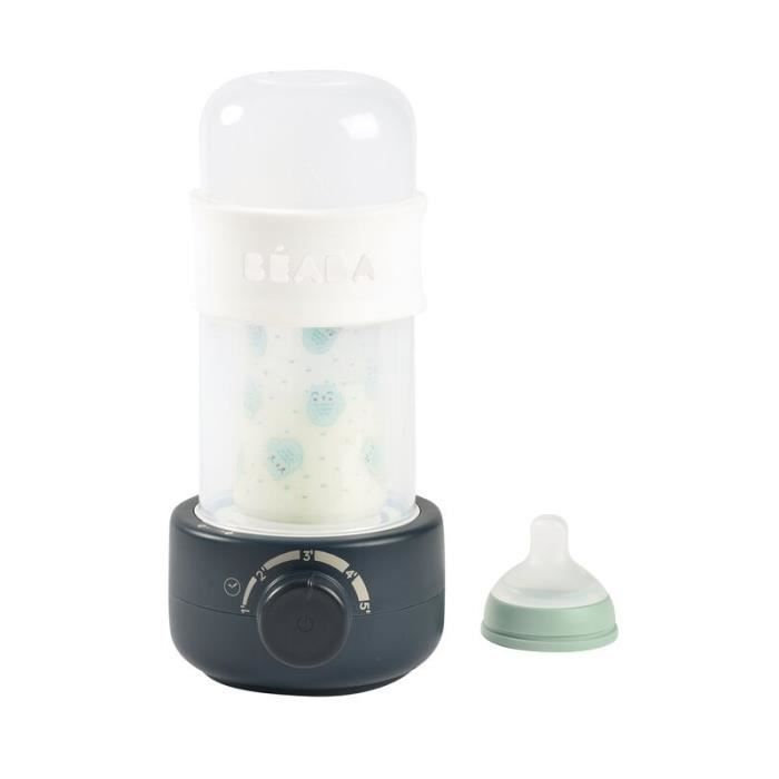 BEABA Baby milk second, steam bottle warmer, night blue
