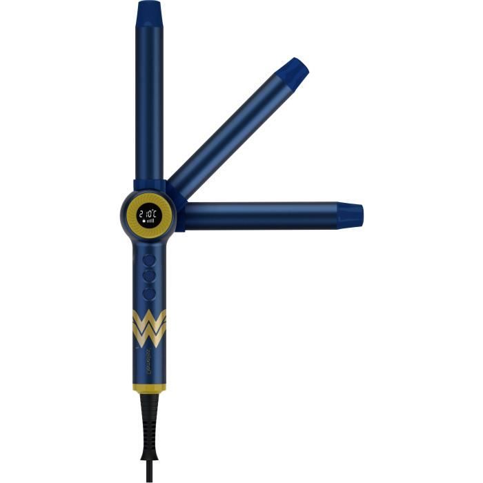 Fer to curl Demeliss - folding at 180 ° in 3 angles- 25mm - 120 ° C A 210 ° C - Ceramic reverse