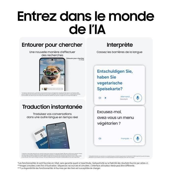 Samsung Galaxy S24 FE Smartphone 128 GB Graphite