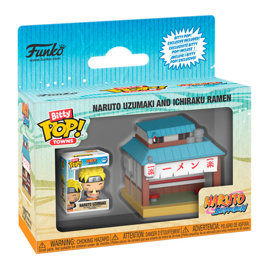 Bitty POP Town figure Naruto Shippuden Naruto Uzumaki and Ichiraku Ramen