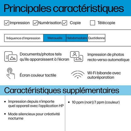 HP Envy 6122e Color Inkjet All-in-One Printer - Copy Scan - 3 months of Instant ink included with HP+