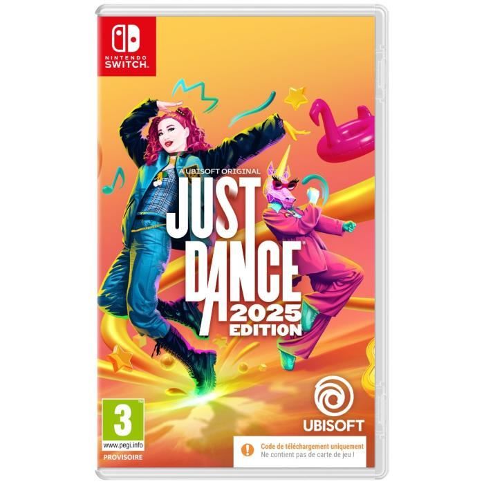 Just Dance 2025 - Nintendo Switch Game - Code In A Box