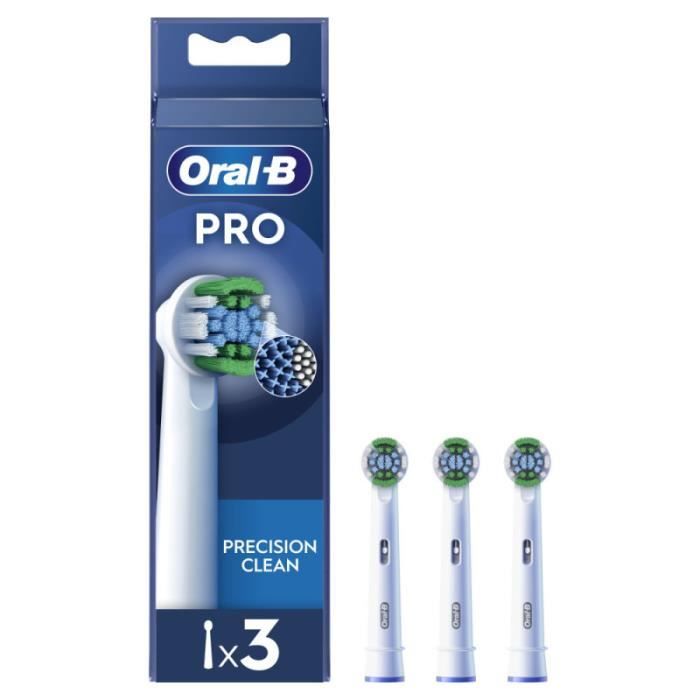 Oral-B Pro Precision Clean Toothbrush Heads, Pack of 3 Units