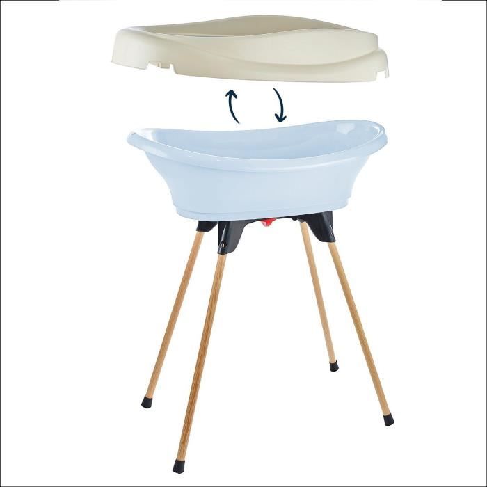 THERMOBABY Pack changing table Bathtub and VASCO stand - Blue Flower