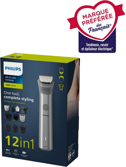 Hair clipper - PHILIPS - MG5940/15 - Cordless - 12 accessories - Stainless steel