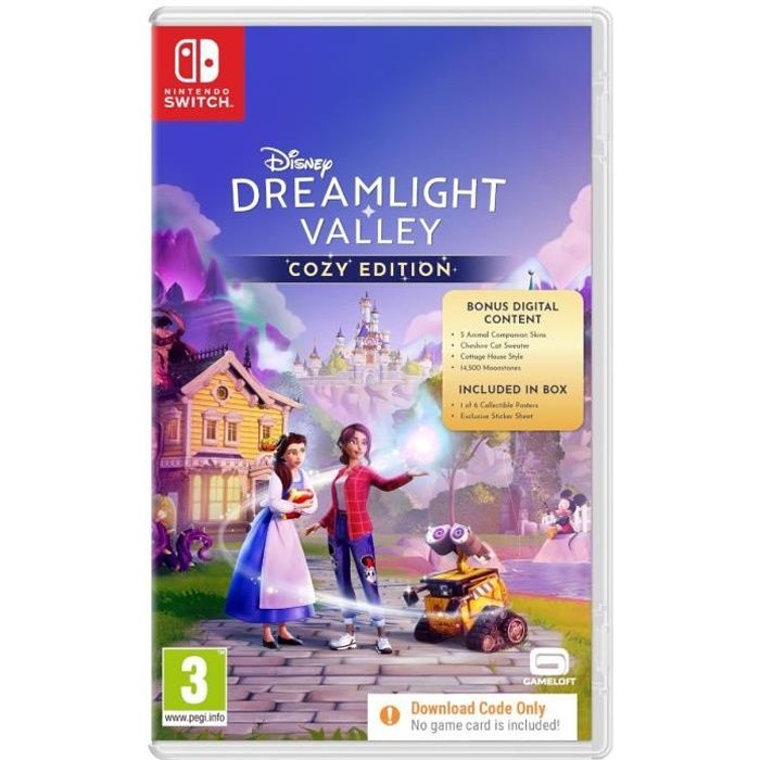 Disney Dreamlight Valley Cozy Edition - Nintendo Switch Game (Code In A Box)