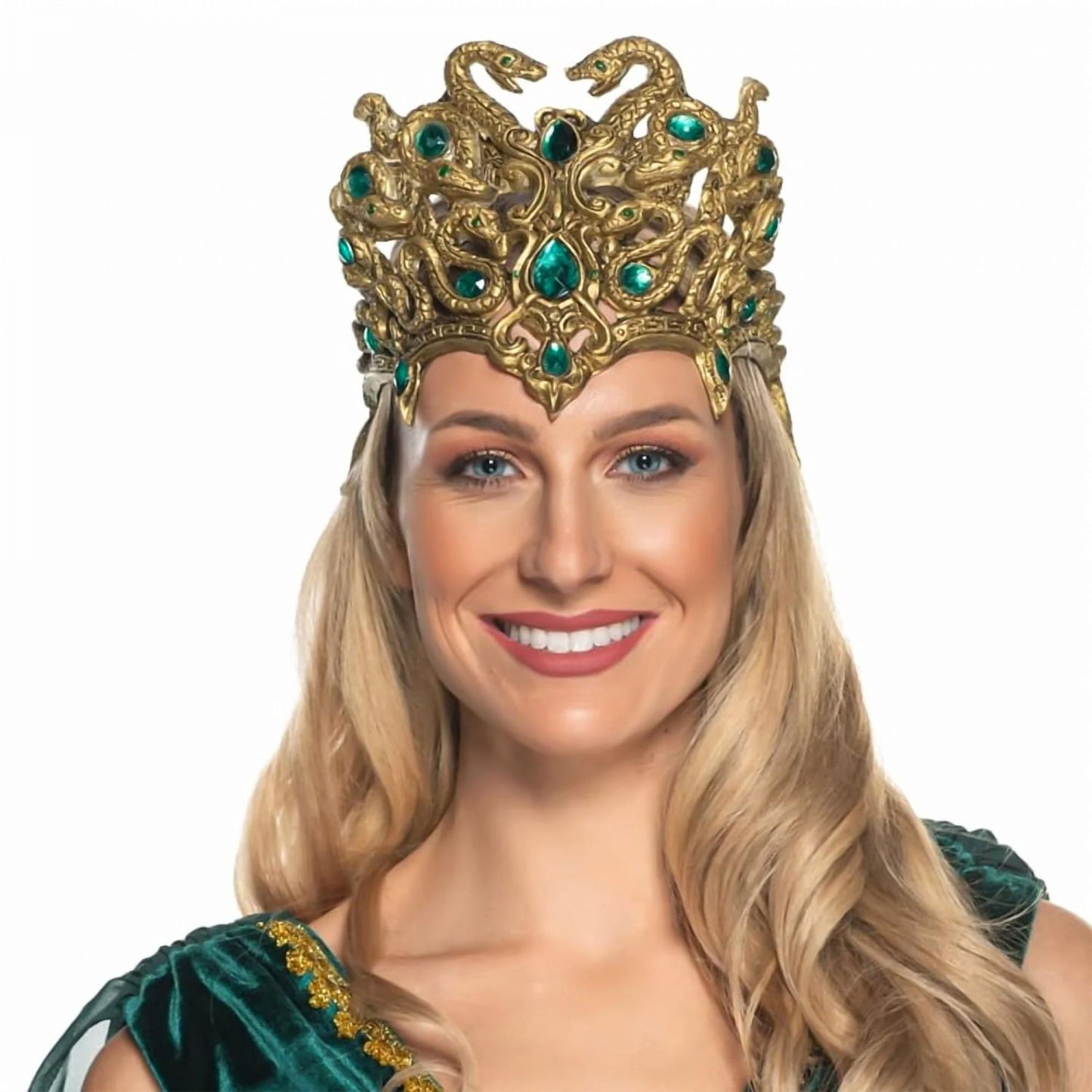 Medusa Gold Snakes Adult Costume Headpiece