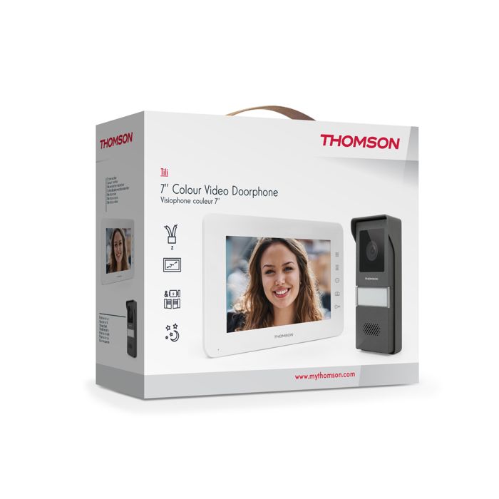 Videophone - THOMSON - 2-wire color - 7" screen - Dual Tili control