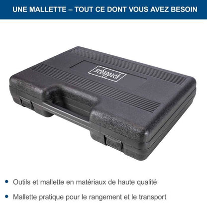 Tool case of 95 pieces - SCHAPPACH - TB94 - Chrome vanadium steel tools