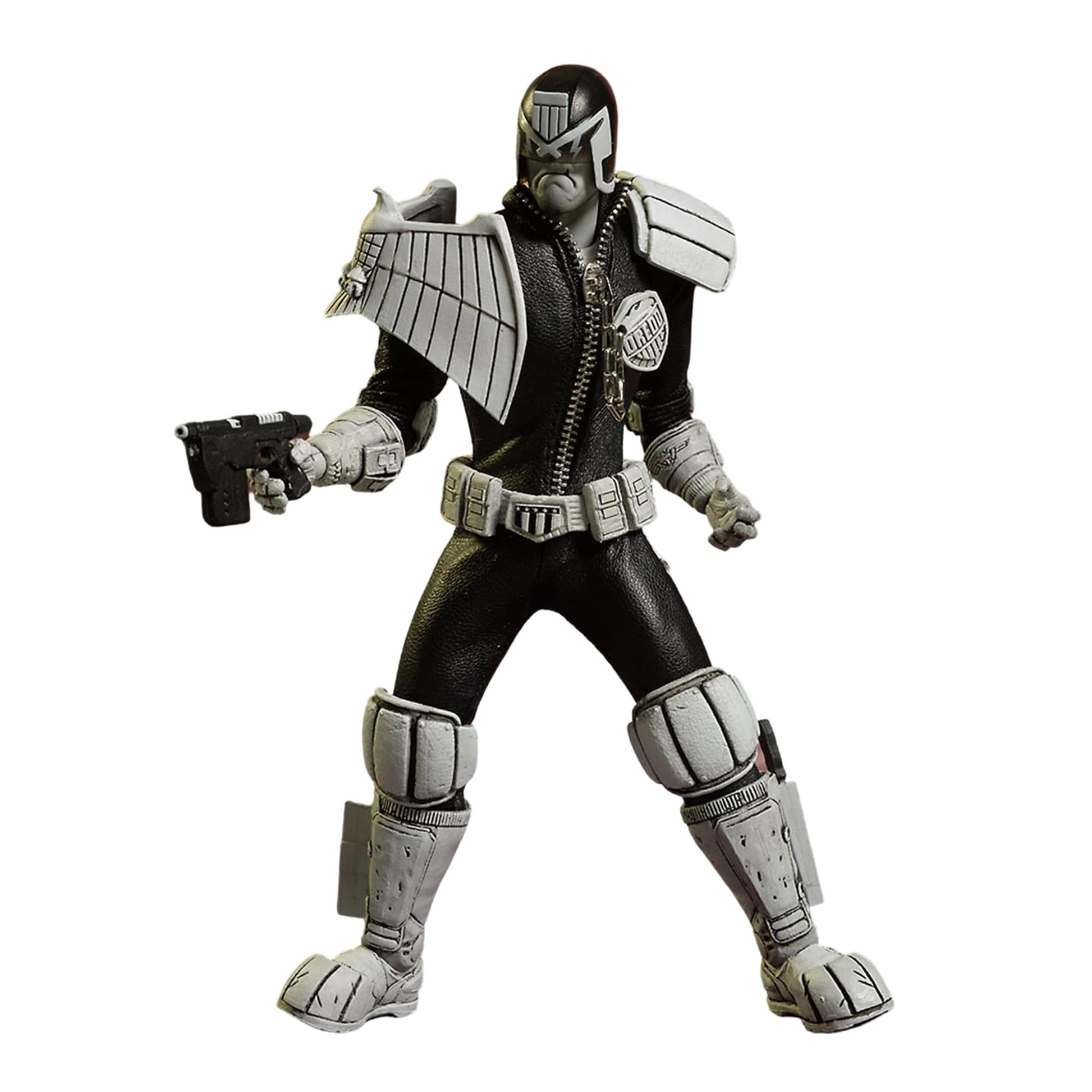 Judge Dredd One:12 Collective Action Figure Black and White NYCC Exclusive