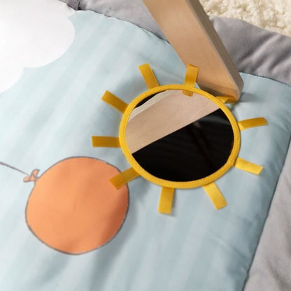 DISNEY BABY Winnie the Pooh Activity Mat, Foldable Wooden Play Arch, Multi-Sensory Toys