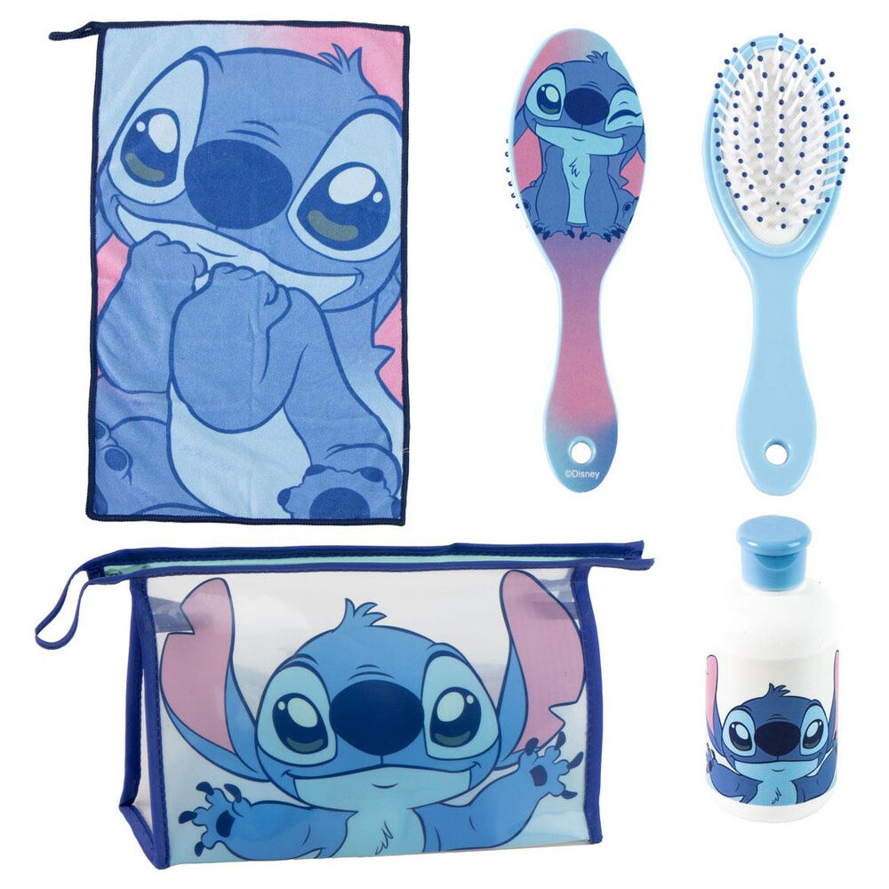 Disney Stitch toiletries bag set