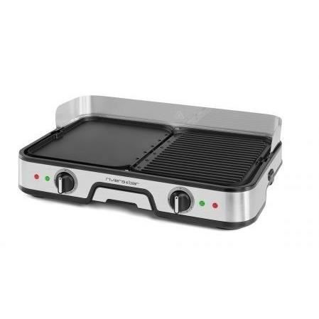 RIVIERA & BAR Griddle - QPL525 - Cooking surface 45.5 x 29cm - 6 to 8 people - 2000W