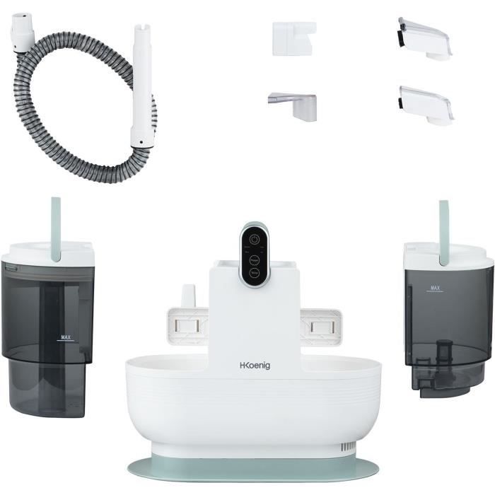 Hot water textile cleaner - HKoeNIG TWT88 - 1600 ml - 290 ml/min - 1200 W - White