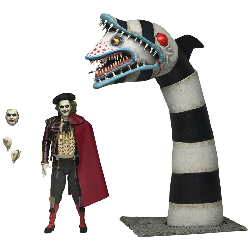 Beetlejuice 2 Matador Beetlejuice & Sandworm Ultimate figures