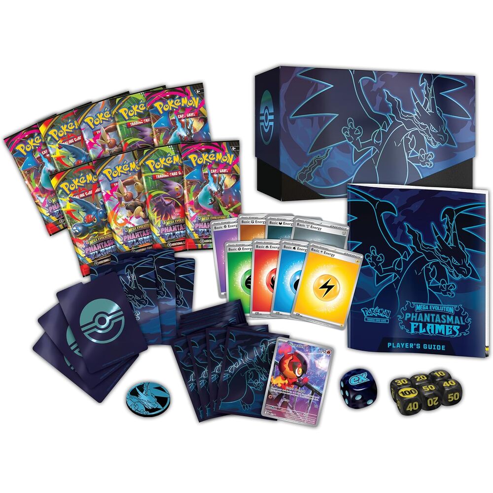 English Pokemon Phantasmal Flames Elite Trainer case trading card game