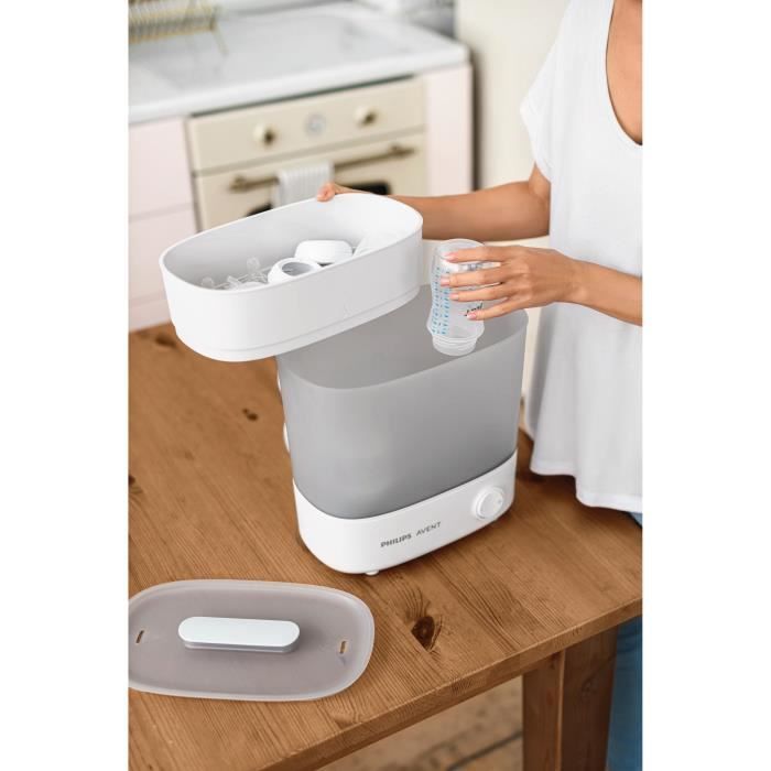 PHILIPS AVENT SCF291 / 00 Electronic 4 in 1 sterilizer + Dish basket - White