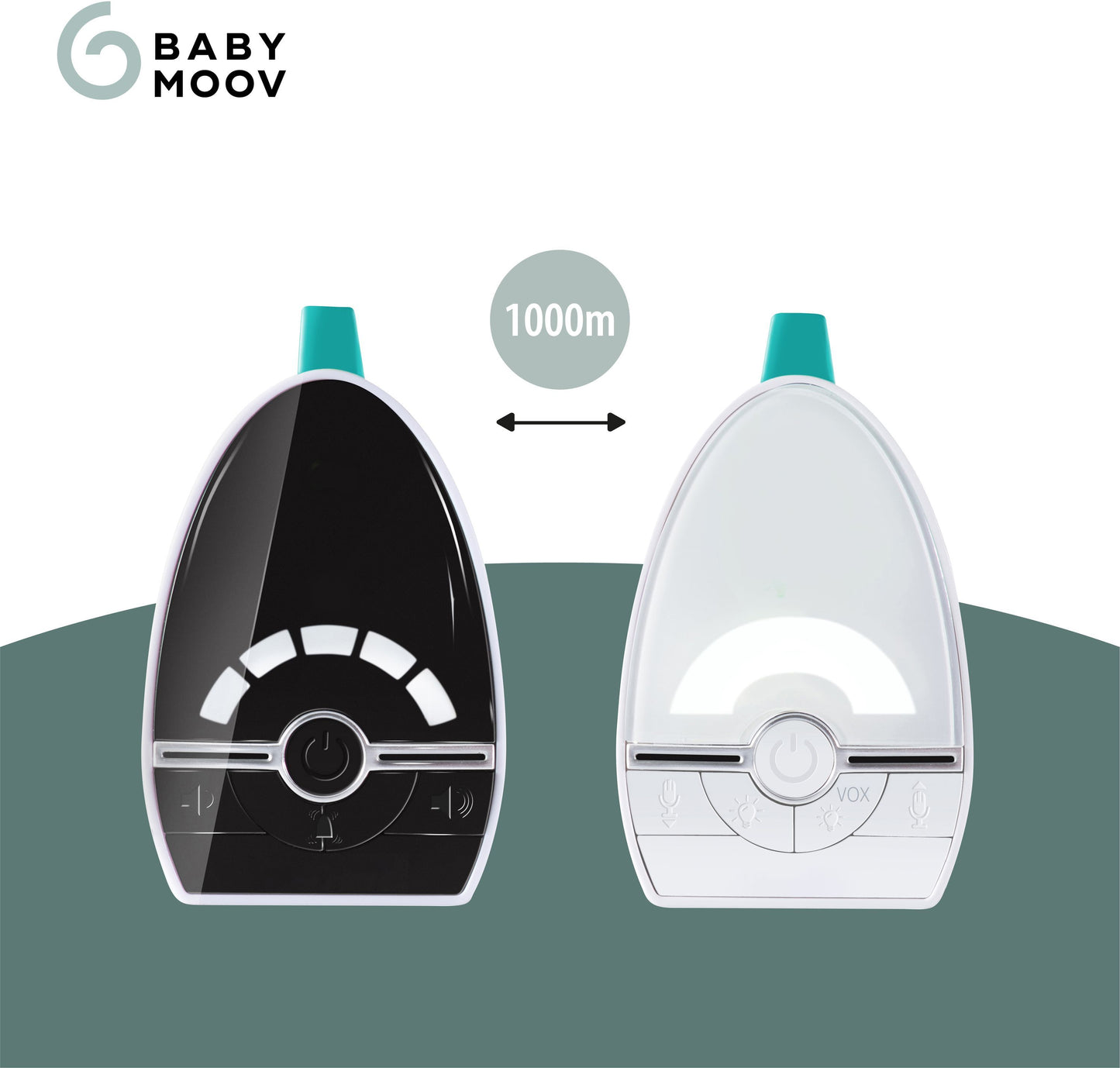 BABYMOOV Babyphone Audio Expert Care - 1000 meters