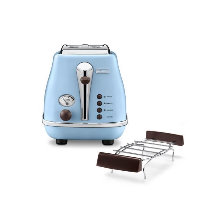 Delonghi CTOV 2103.Az Vintage icona bread grid - Blue and brown