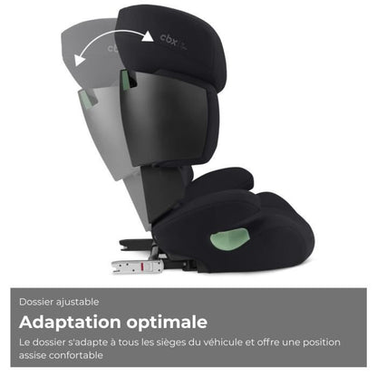 CYBEX Solution X i-Fix car seat - From 3 to 12 years - Pure Black