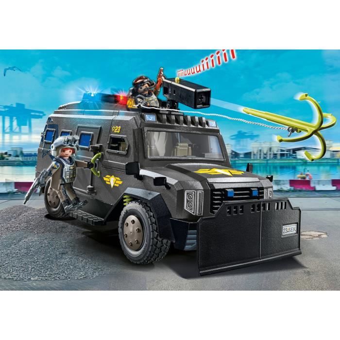 PLAYMOBIL 71144 Special Forces Intervention Vehicle - Police Officers - City Action - Elite Unit
