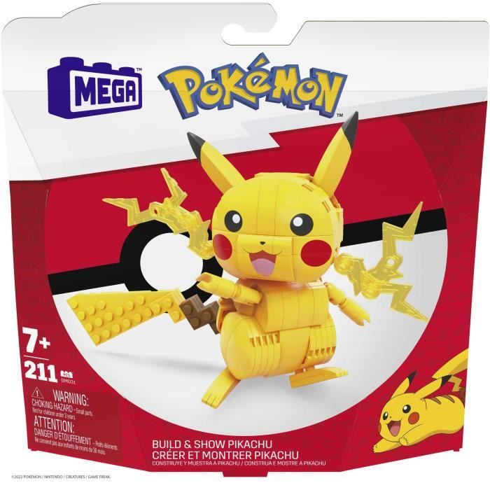 MEGA CONSTRUX Pokémon Pikachu to build 10 cm - 6 years and +
