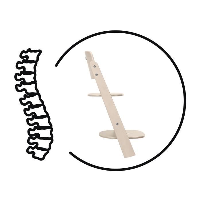 CYBEX IRIS High Chair - Wood - All Natural Color