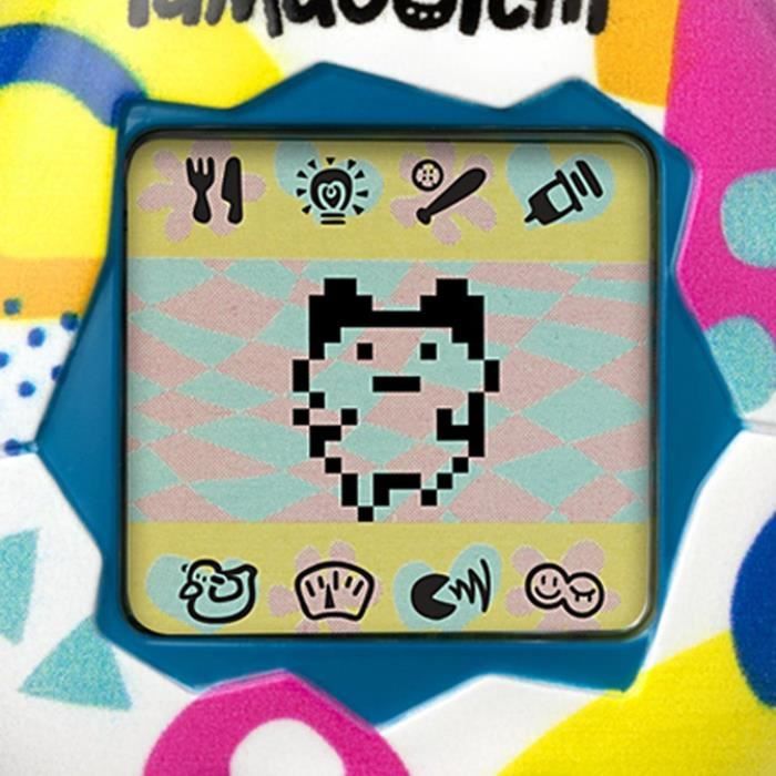 Tamagotchi - BANDAI - Original Tamagotchi - Memphis Style - virtual electronic pet with color screen, 3 buttons and games