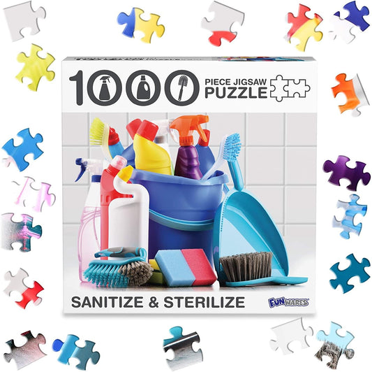 Sanitize and Sterilize Puzzle (1,000 Piece Jigsaw Puzzle)