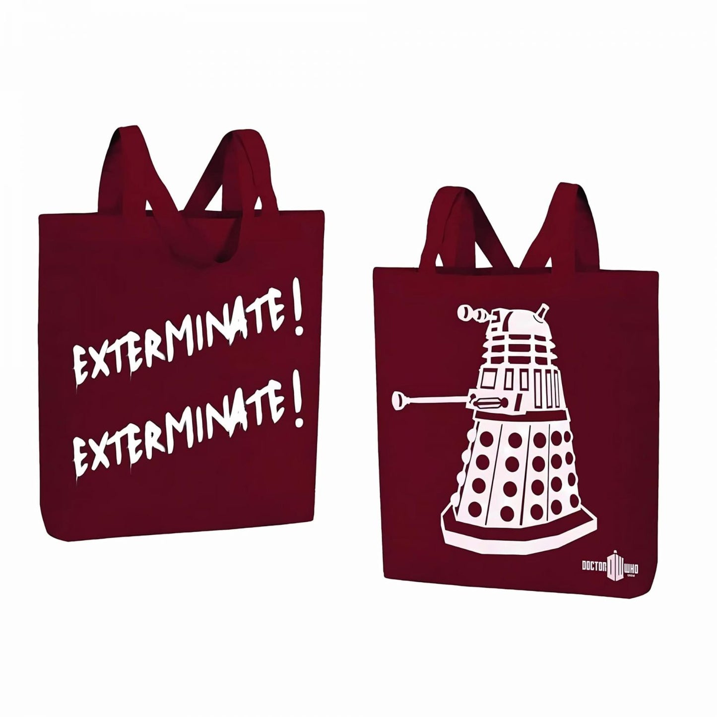 Doctor Who Dalek "Exterminate! Exterminate!" Large Tote Bag