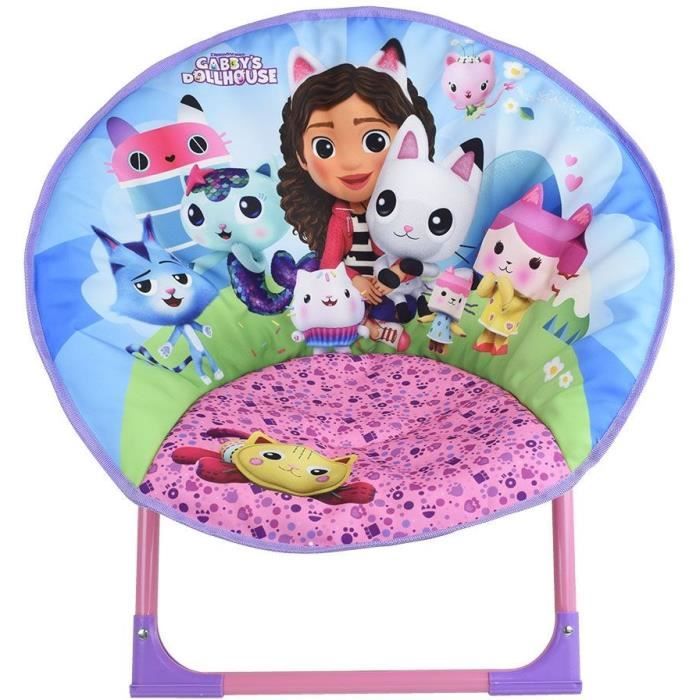 GABBY AND THE MAGIC HOUSE - Folding moon chair for children h.47 x w.54 x d.42 cm
