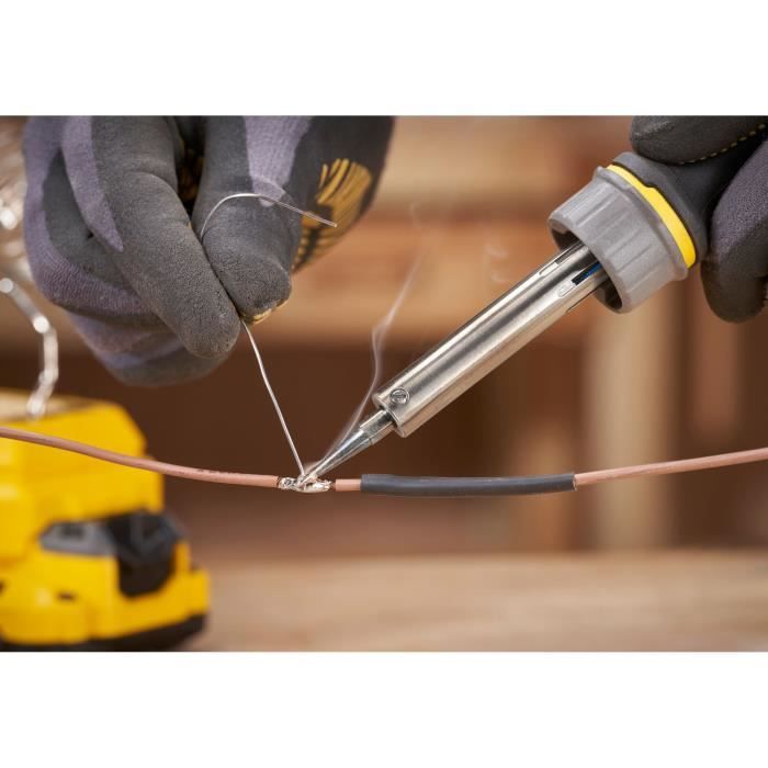 Soldering iron - 18V - 204°C to 484°C - V20 range - STANLEY FATMAX, SFMCE040B-XJ