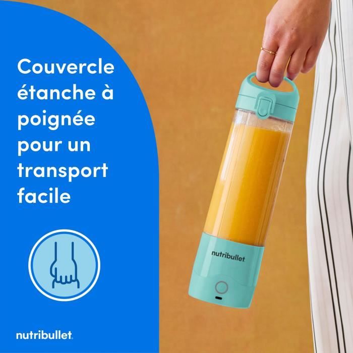 Blender - NUTRIBULLET - NBP003LBL - Portable - 0.475L - 70W - Light Blue