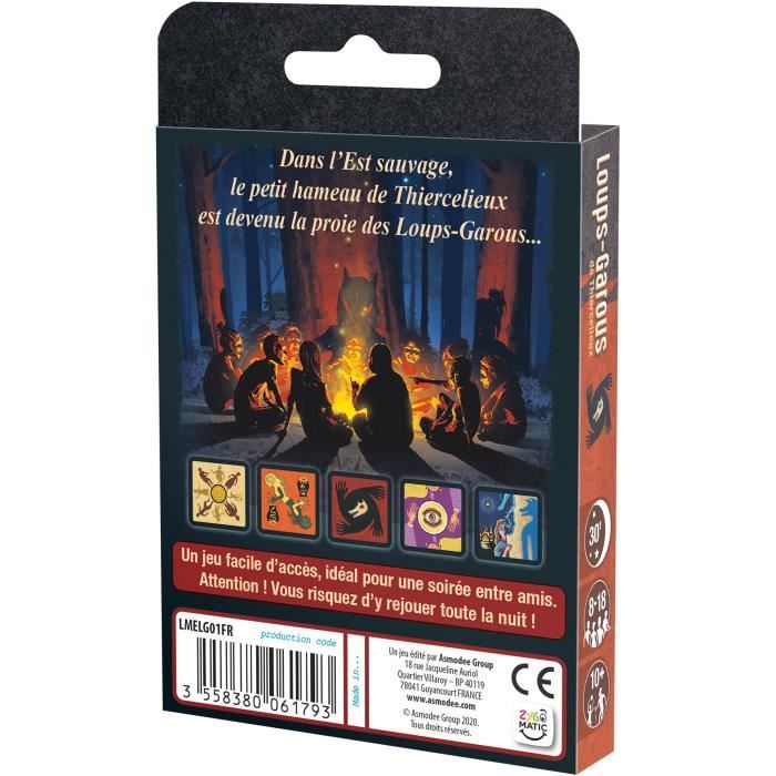Les Loups-Garous de Thiercelieux (Edition 2021) - Asmodee - Board game - Hidden role game - Group game