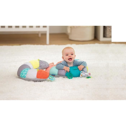 2-in-1 Infantino Tummy Time activity cushion