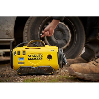 Compressor Inflator - STANLEY FATMAX V20 - SFMCE520B-QW - Lithium 18V - 11 bars - Without Battery
