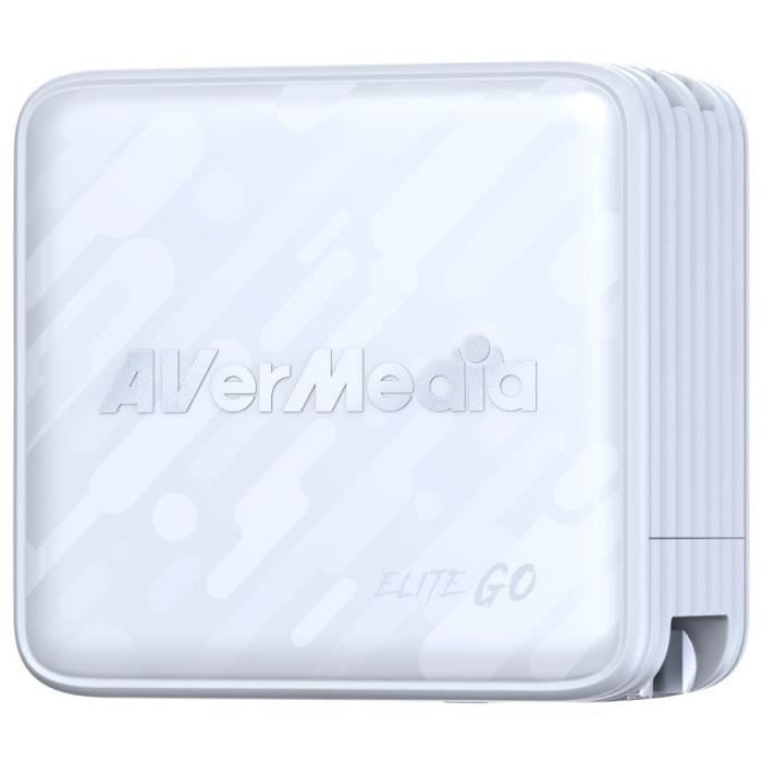 GaN Charger - AVERMEDIA - 100W with FHD Video Capture GC313Pro White