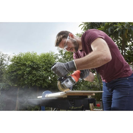 Black+Fricular angle grinder 710w beg010-qs side handle 3 positions