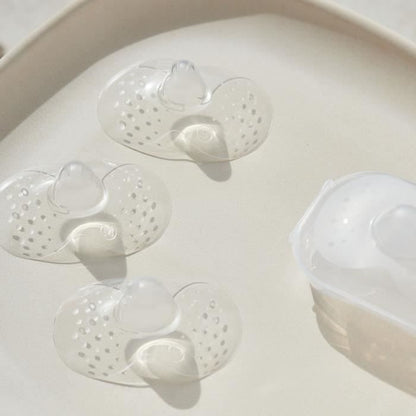 MAM Breast end - Silicone -Size S - Pack of 2 in sterilization box - Transparent