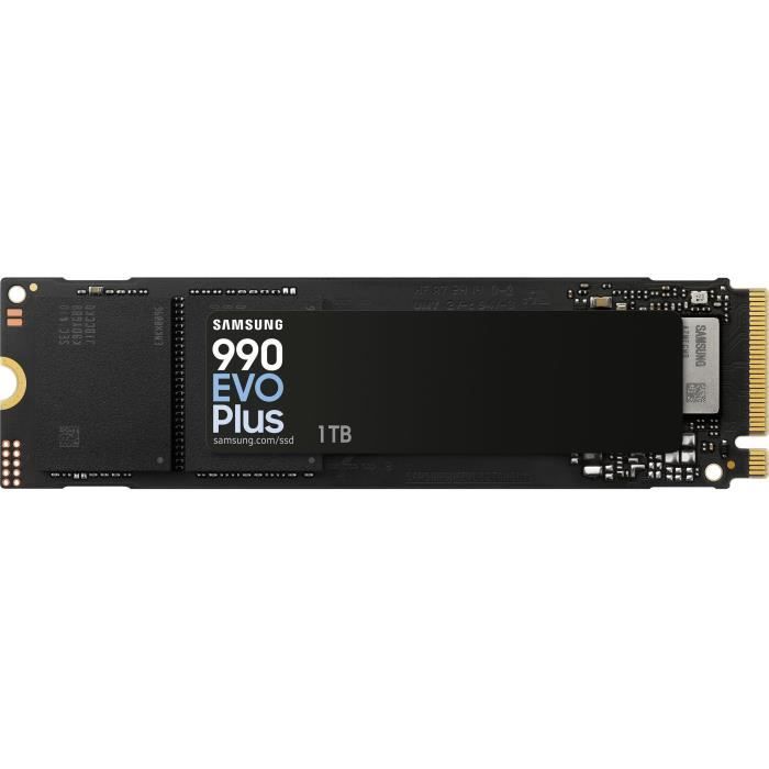 Internal SSD - SAMSUNG - 990 EVO Plus 1TB - NVMe M.2 PCIe 4.0x4 - Read speed up to 7,150 MB/s