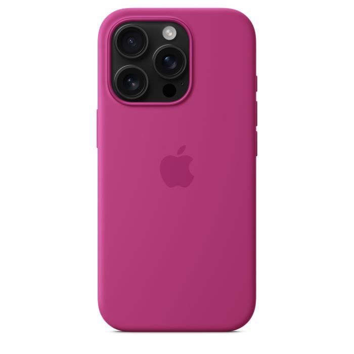 APPLE iPhone 16 Pro - Silicone Case with MagSafe - Fuchsia