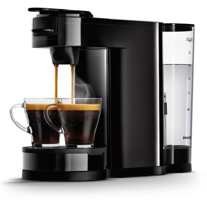 Pod coffee machine - PHILIPS - SENSEO SWITCH HD6592/65 - Intense black