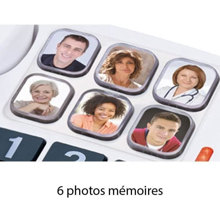 Alcatel TMax 10 White Senior Corded Telephone